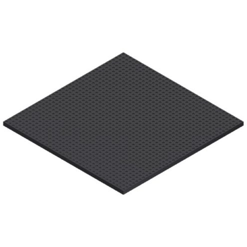 Mason Ind. BBNR6X6 6 inch Long x 6 inch Wide x 1 inch Thick, Rubber, Machinery Leveling Pad & Mat