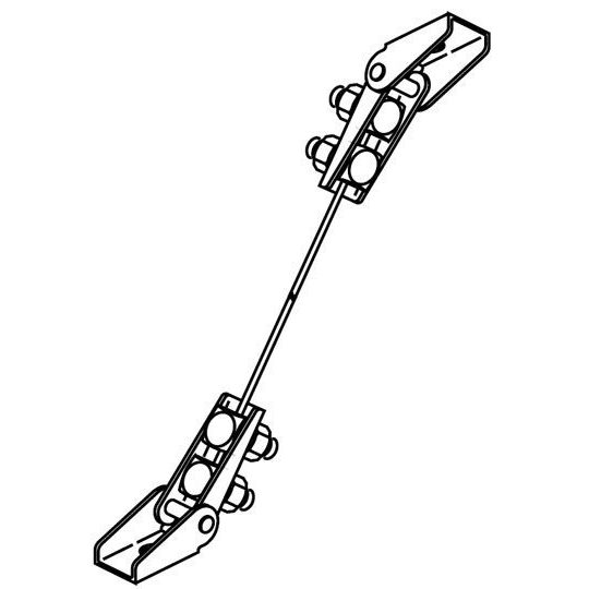 SCBA-Assembly-–-Two-SCB-Swivel-Anchors-attached-to-Galvanized-Aircraft-Cable